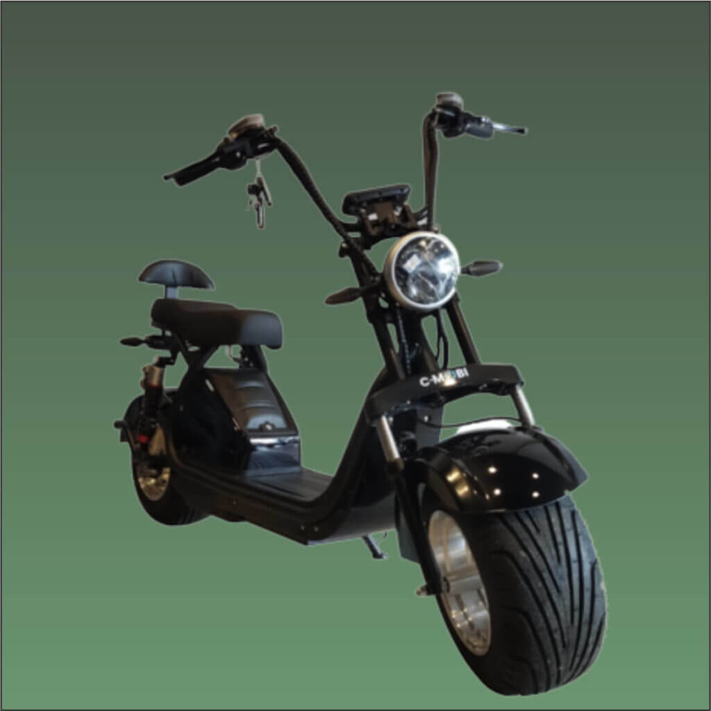 Moto Scooter Elétrica MC20 2000w preta